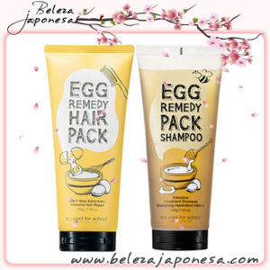 Too Cool For School – Egg Remedy Hair Pack Kit 🇰🇷