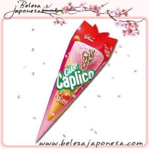 Glico – Caplico Cone de Morango 🇯🇵