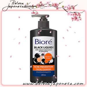 Bioré –  Black Liquid “Charcoal” Acne Prevention Facial Cleanser 🇯🇵