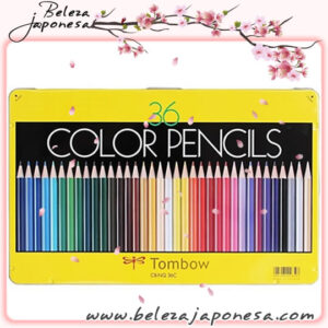 Tombow – Lápis de cor com estojo metálico – 36 cores 🇯🇵