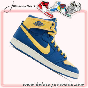 Nike – AirJordan 1 KO “True Blue and Topaz Gold/Laney”