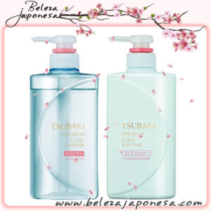 Tsubaki -Premium Cool Pump Pair Shampoo Treatment Set